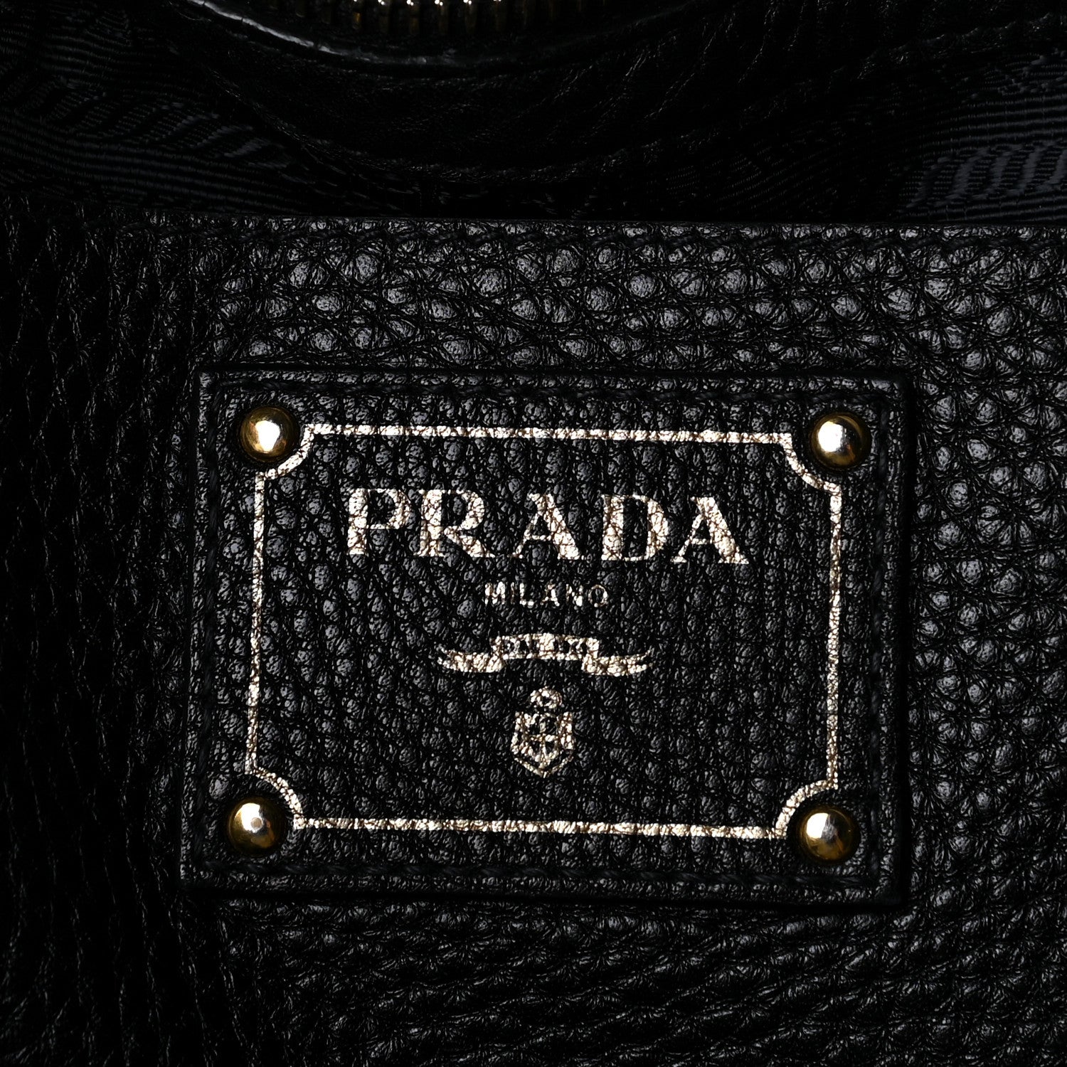 Prada Vitello Daino Shopping Tote Black 7 of 10