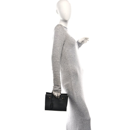 Saint Laurent Grained Calfskin Nano Supple Sac De Jour Black 2 of 11