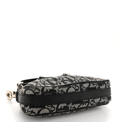 Christian Dior Monogram Shoulder Bag Pochette Blue 4 of 11