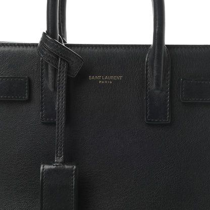 Saint Laurent Calfskin Sac De Jour Black 7 of 12