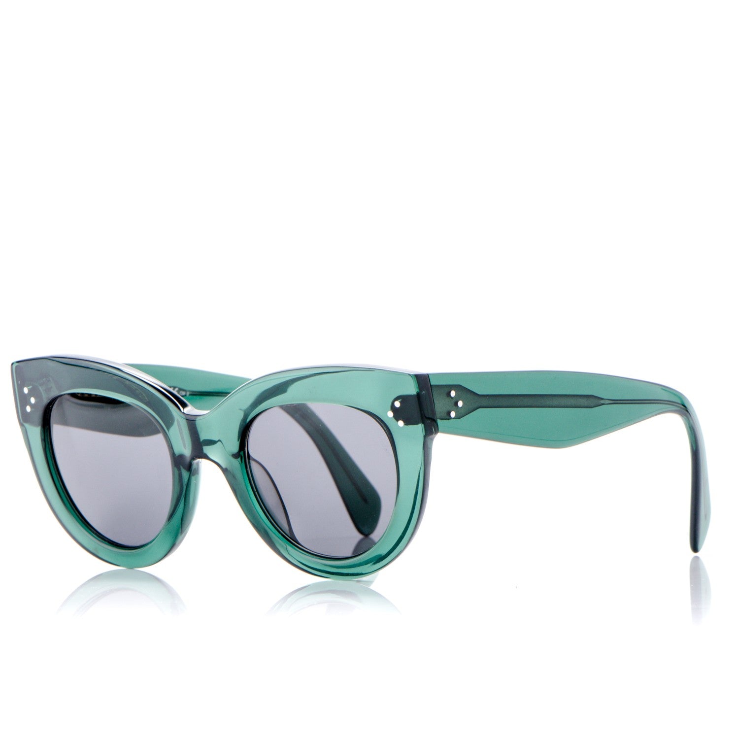 Celine Caty Sunglasses CL 41050/S Green 6 of 6