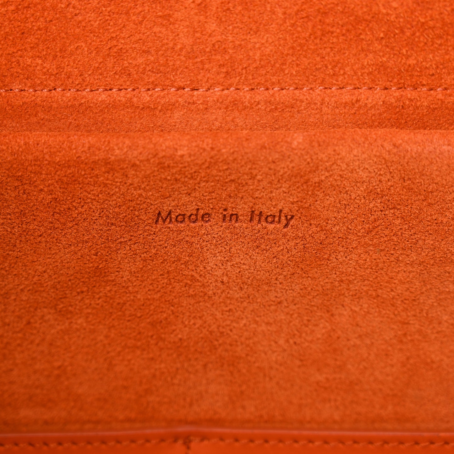 Smooth Calfskin Mini Tri-Color Belt Bag Orange