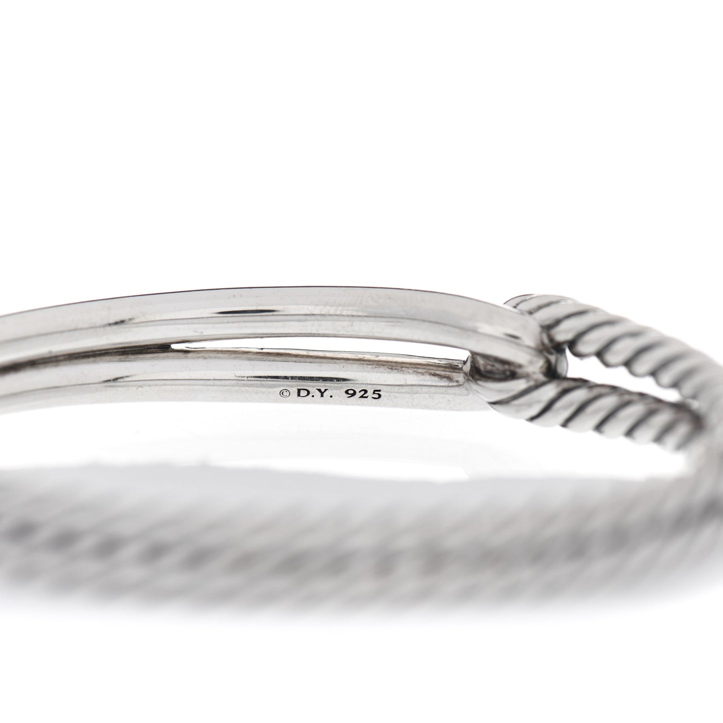 Sterling Silver 10mm Single Loop Labyrinth Bracelet