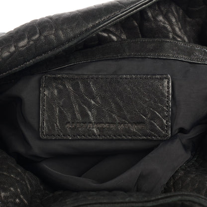 Alexander Wang Pebbled Lambskin Darcy Hobo Black Pale Gold Hardware 6 of 8