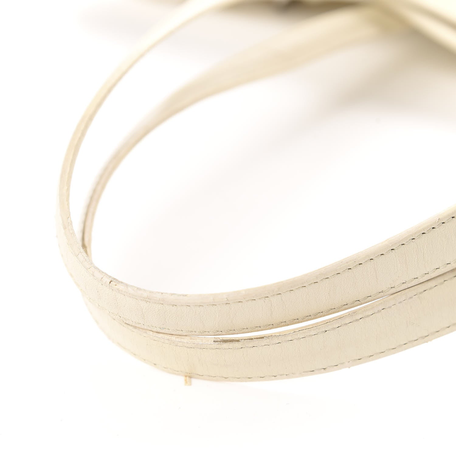 Christian Dior Coated Canvas Cannage Medium Panarea Tote White 8 of 11