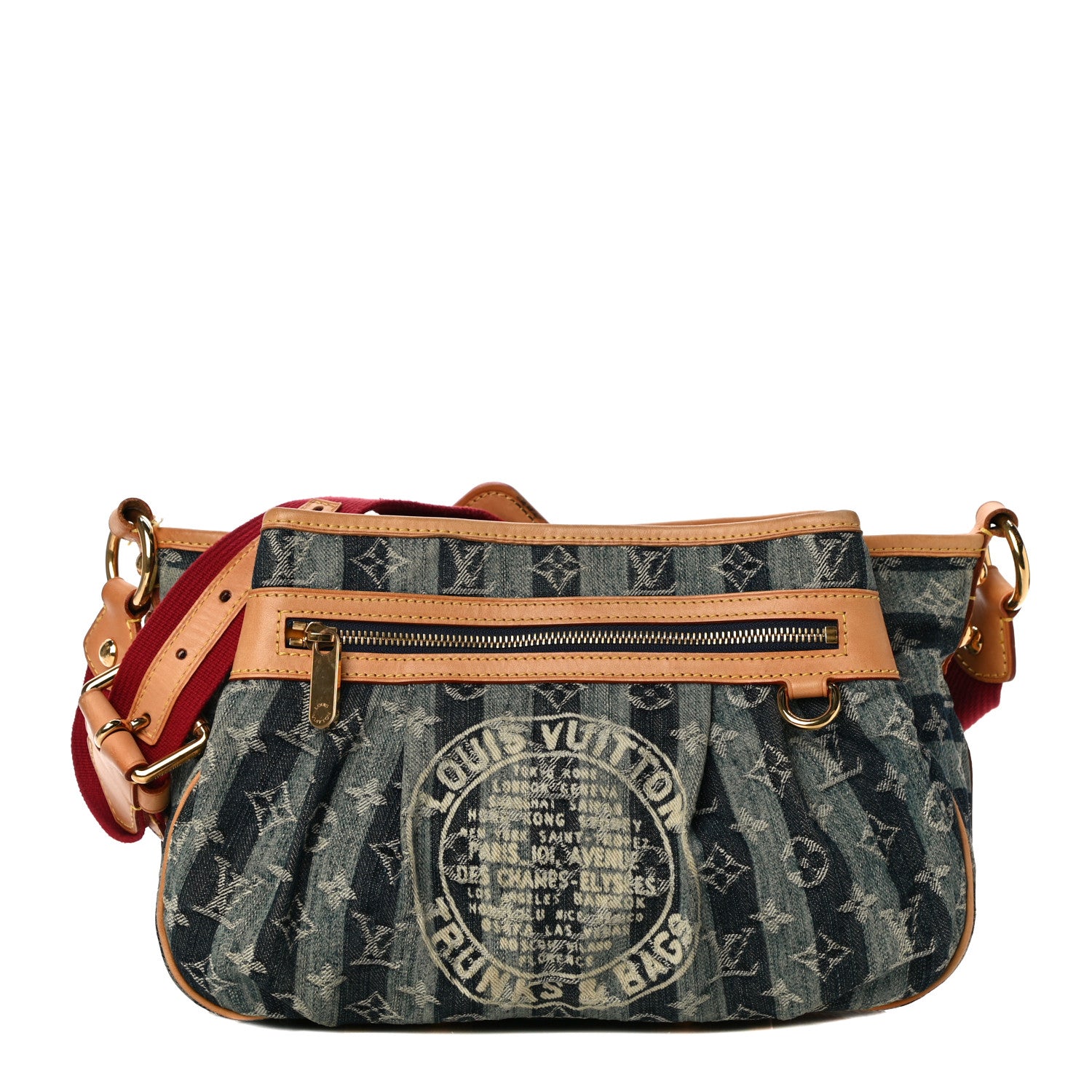 Louis Vuitton Denim Raye Porte Epaule MM 1 of 14