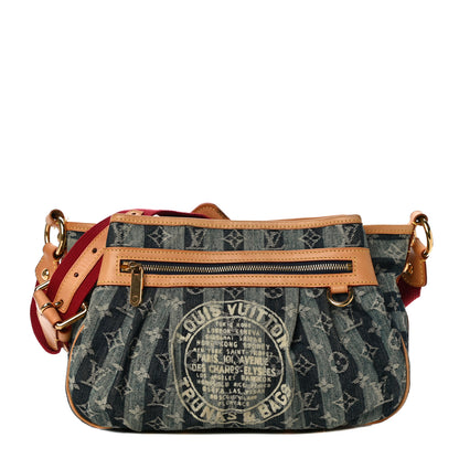 Louis Vuitton Denim Raye Porte Epaule MM 1 of 14