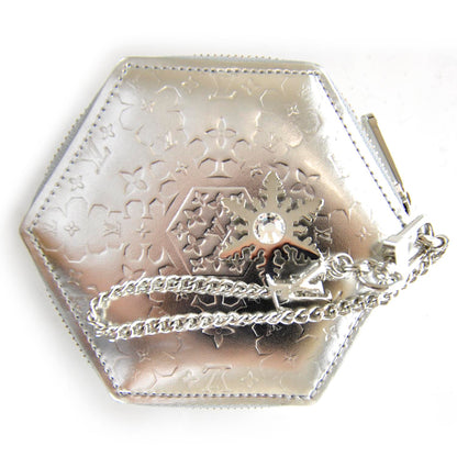 Louis Vuitton Porte-Monnaie Flocon Coin Purse Argent 4 of 9