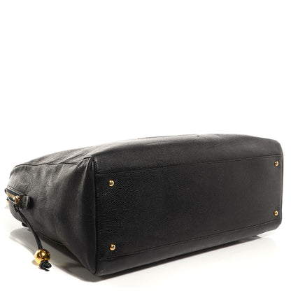 Chanel Caviar Large CC Shoulder Bag Black 4 of 8