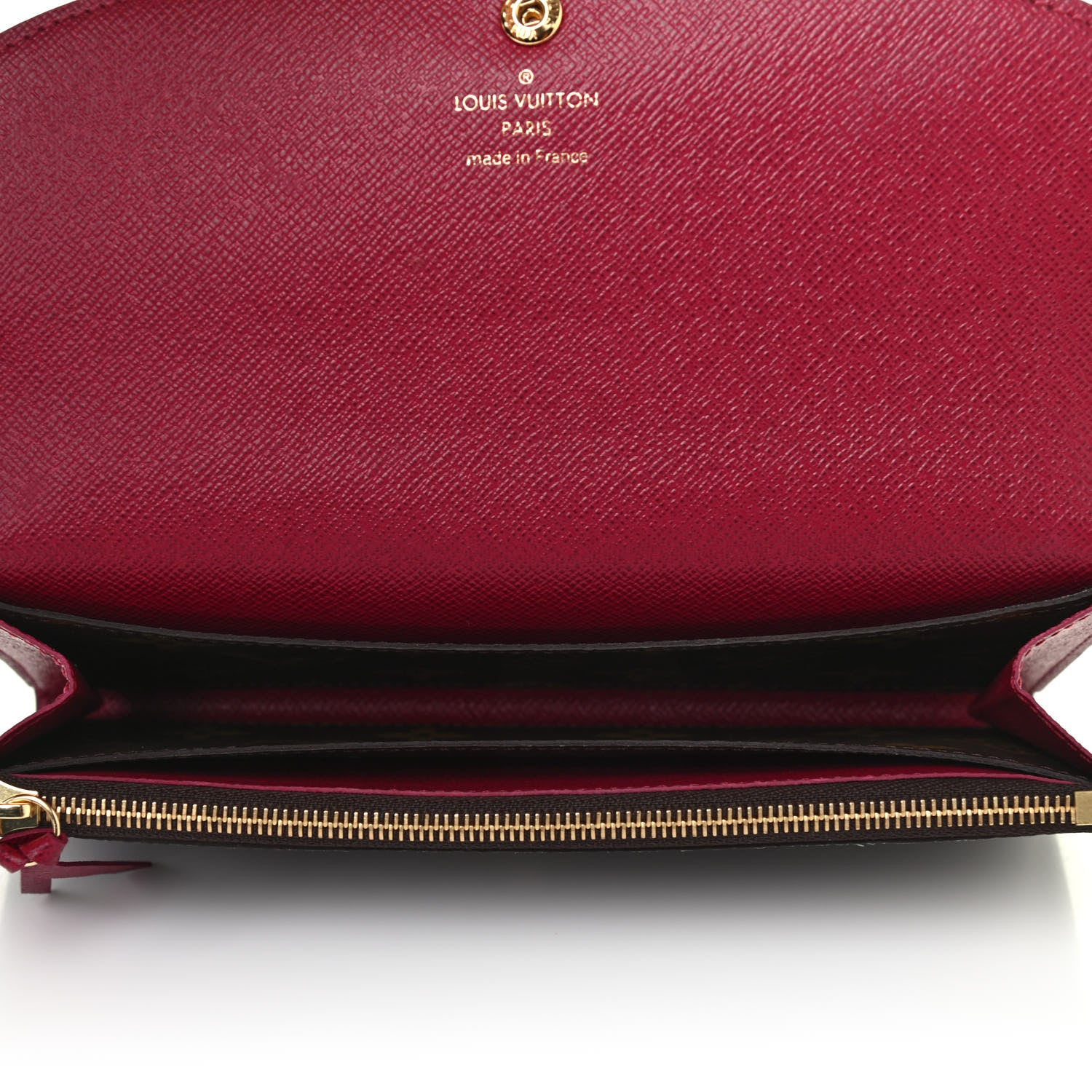 Louis Vuitton Monogram Emilie Wallet Fuchsia 4 of 4
