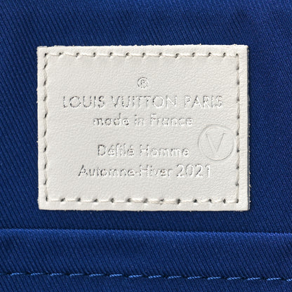 Louis Vuitton Calfskin Everyday LV City Keepall Blue 6 of 9