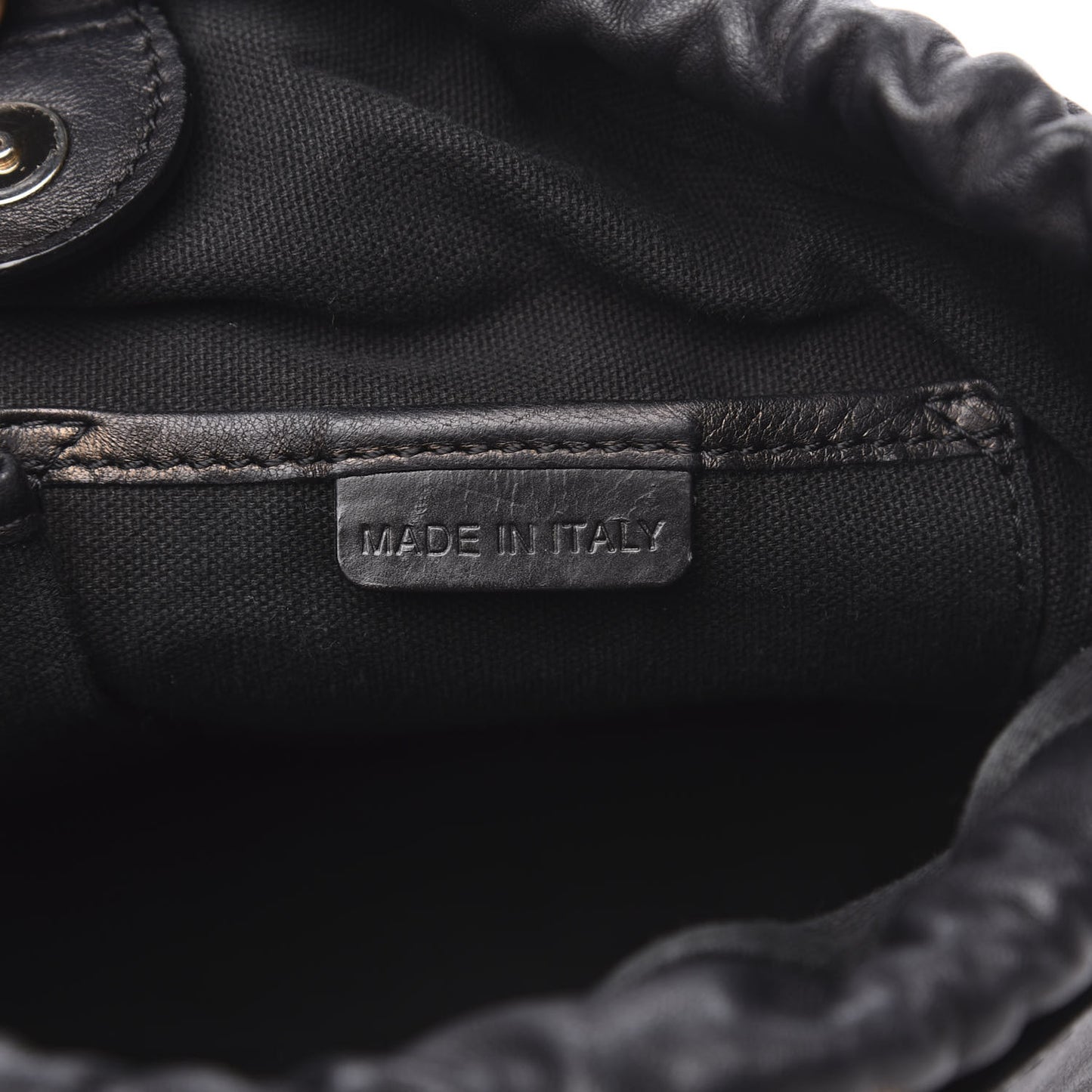 Calfskin House Check Little Crush Black