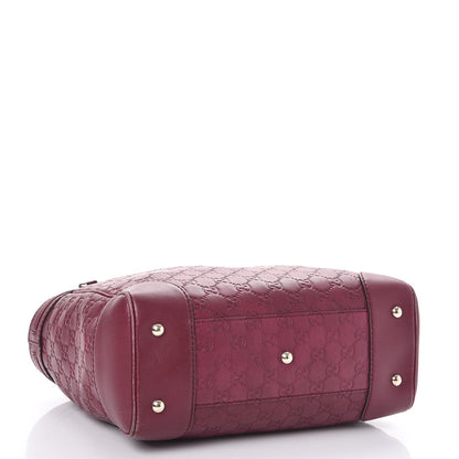 Gucci Guccissima Medium Mayfair Tote Cherry 4 of 19
