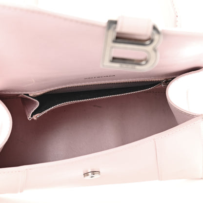 Balenciaga Shiny Box Calfskin Small Hourglass Top Handle Bag Light Rose 5 of 19
