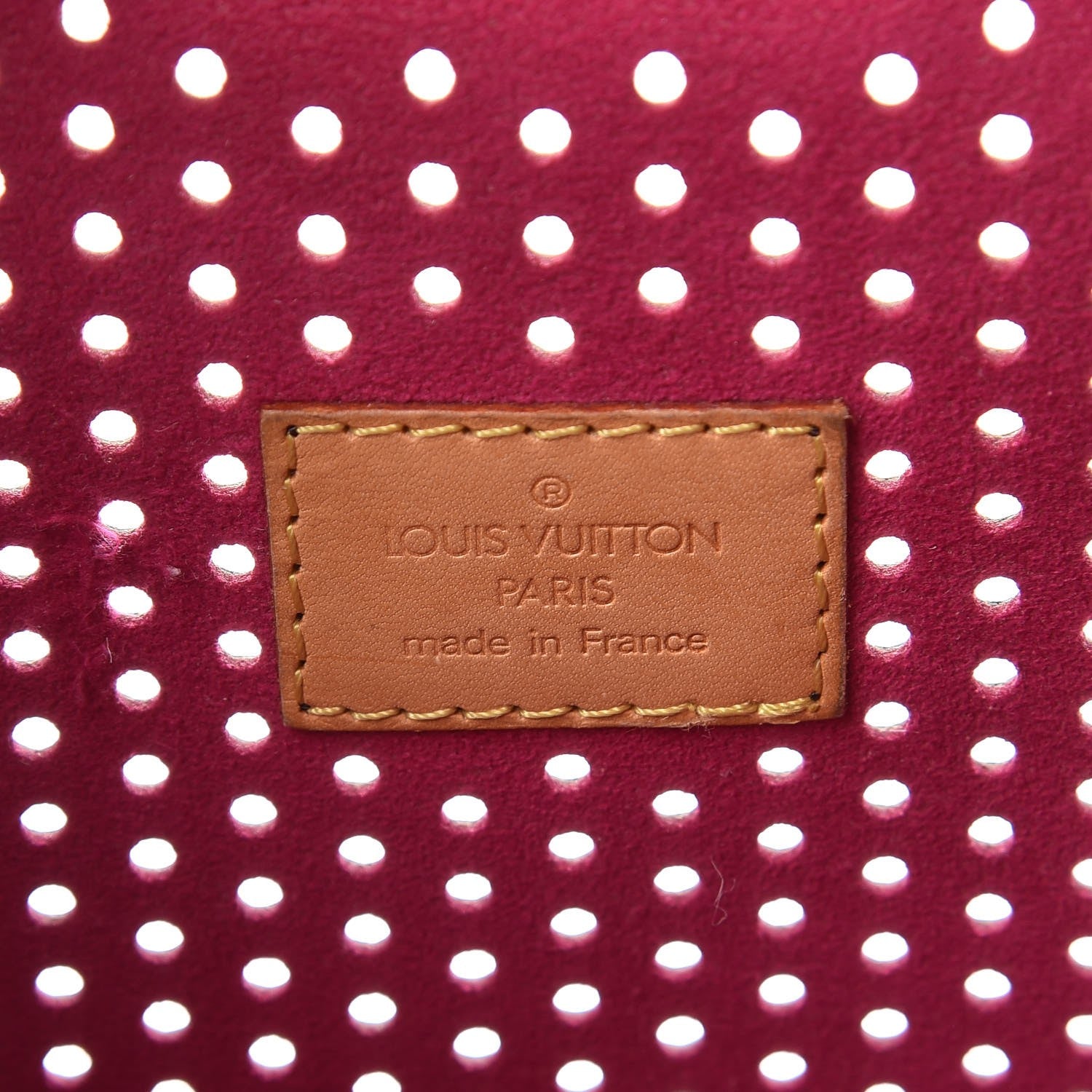 Louis Vuitton Monogram Perforated Musette Fuchsia 6 of 9