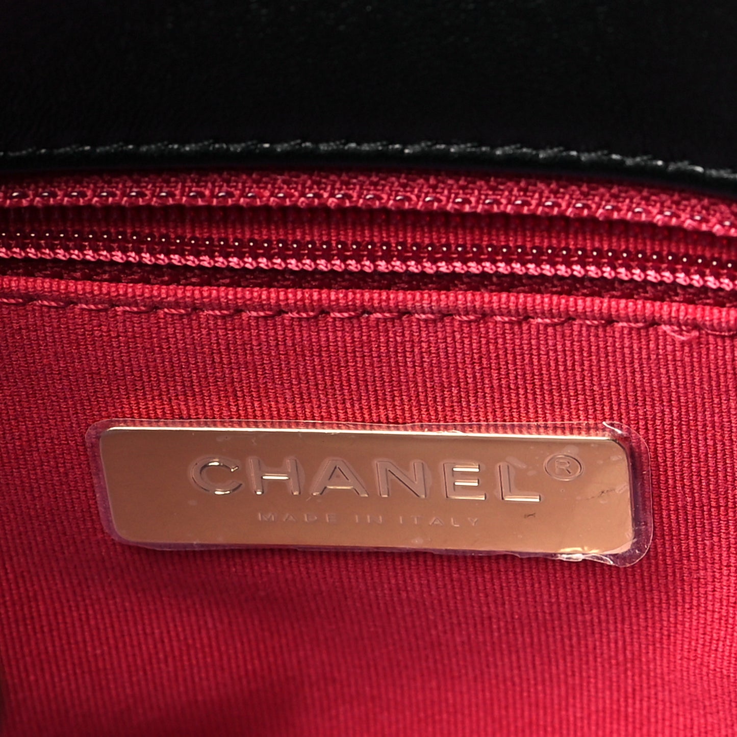 Lambskin Quilted Large Chanel 19 Flap Black