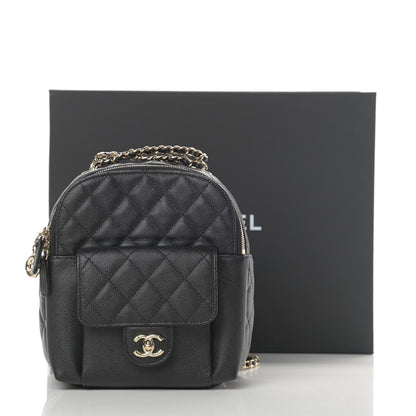 Chanel Caviar Quilted Small CC Day Backpack Black 11 of 11