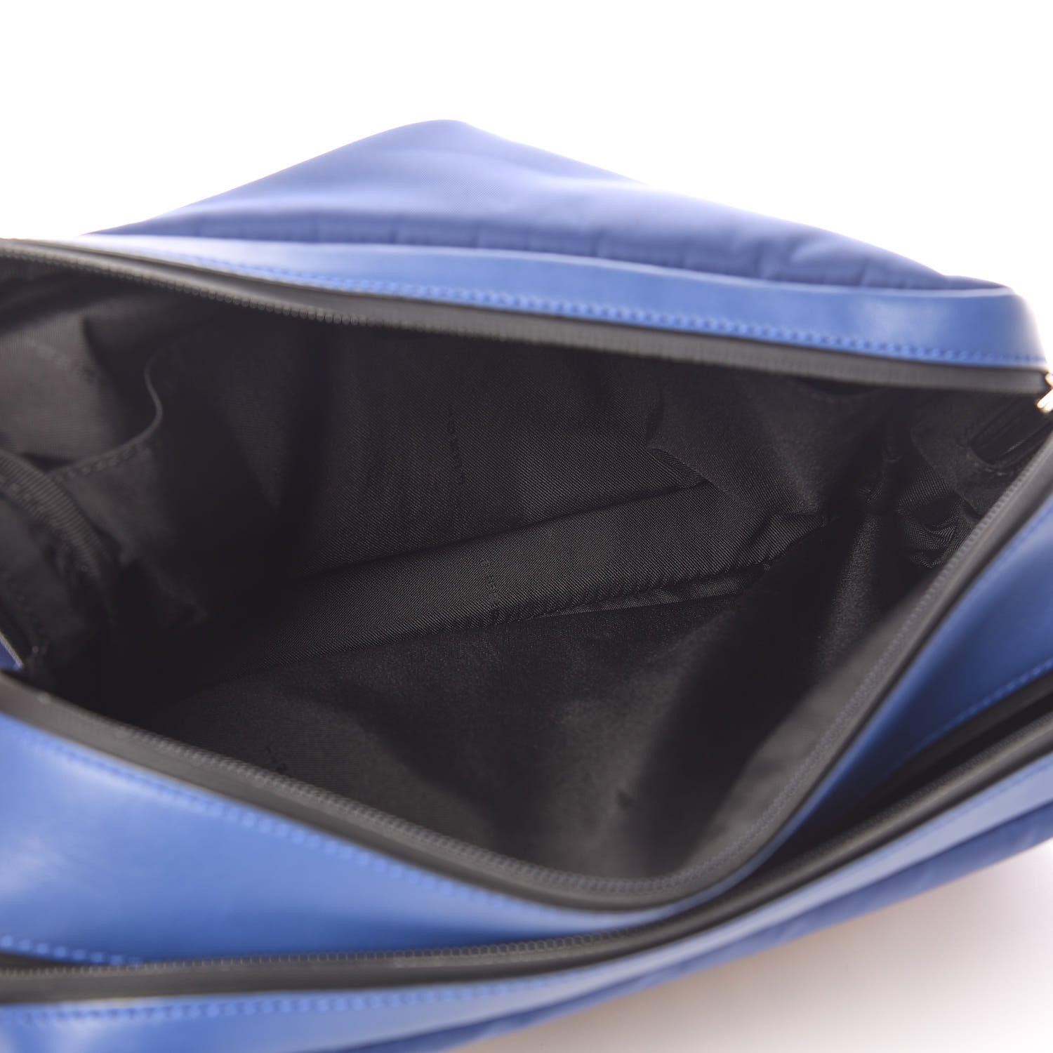 Fendi Nylon Vitello Century Vocabulary Camera Bag Blue Cobalto Blue Neon Sunflower 6 of 12