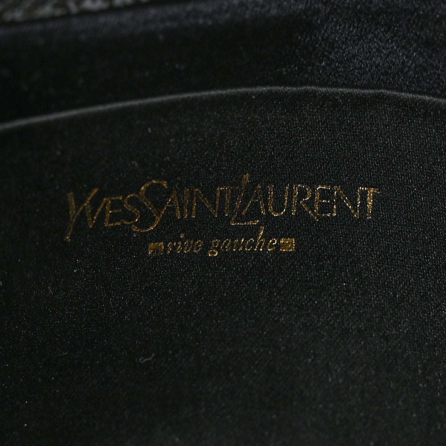 Textured Patent Monogram Small Belle De Jour Clutch Black