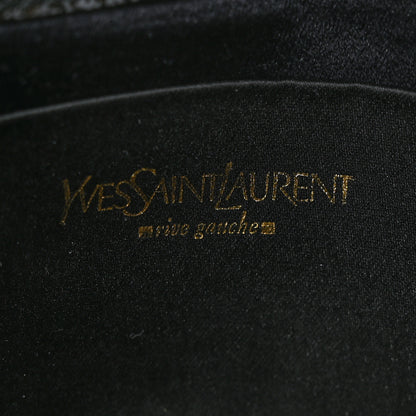 Saint Laurent Textured Patent Monogram Small Belle De Jour Clutch Black 6 of 6