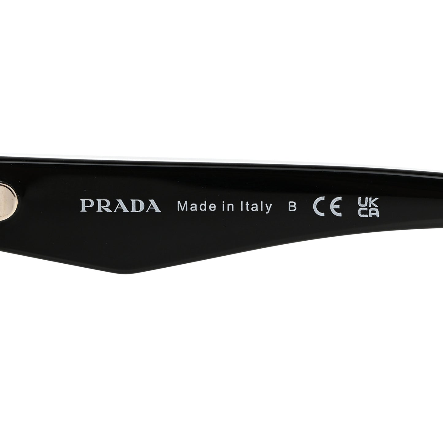 Acetate Logo Sunglasses SPR A02-F Black