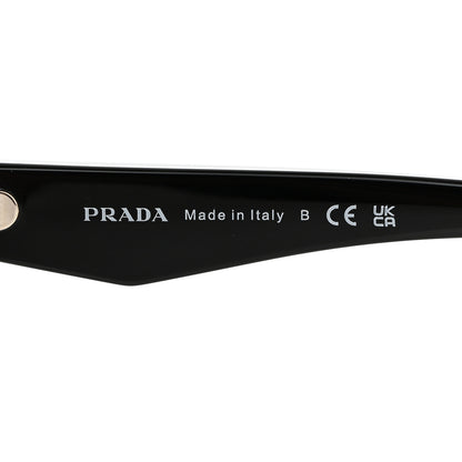 Prada Acetate Logo Sunglasses SPR A02-F Black 6 of 8