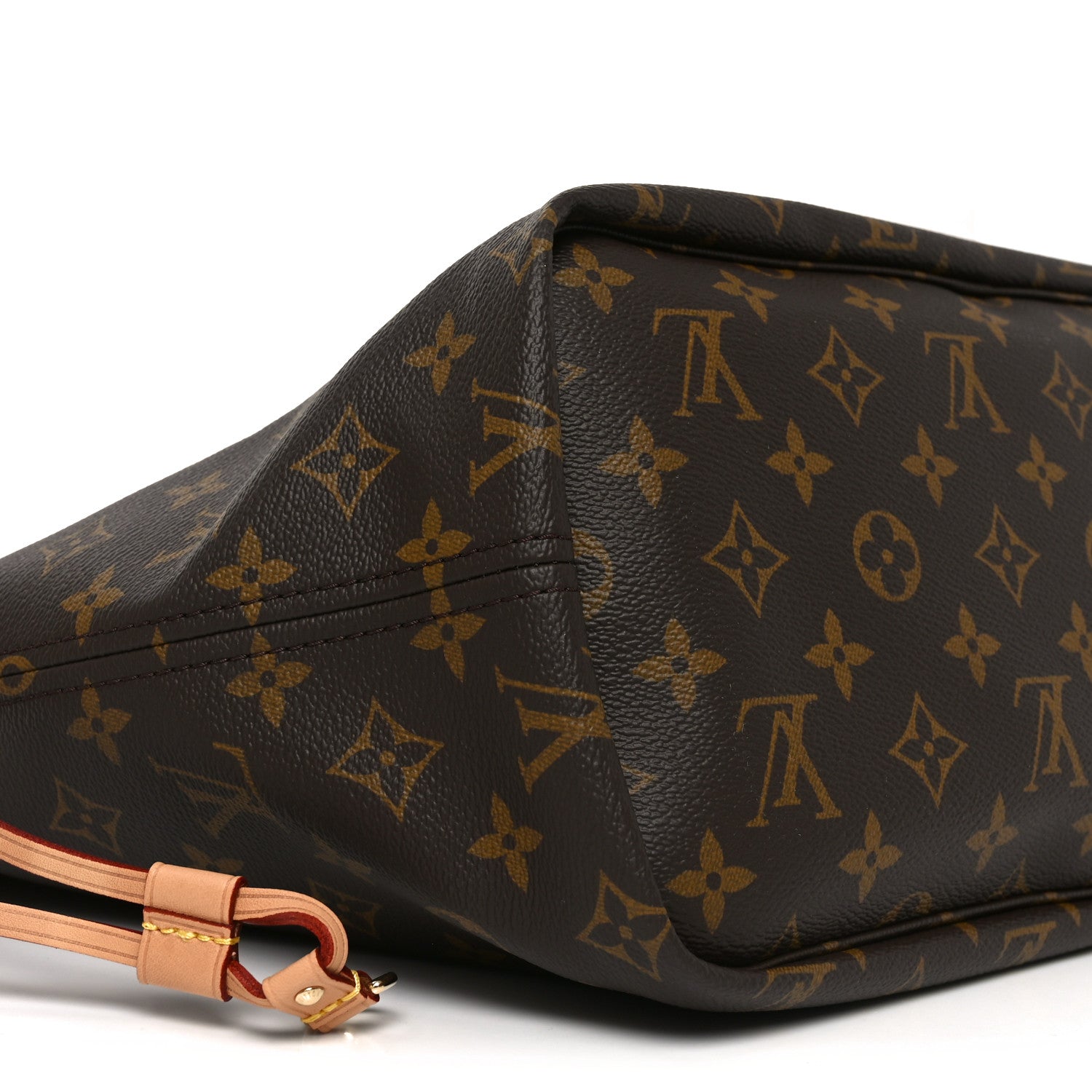 Louis Vuitton Monogram Inside Out Neverfull Bandouliere MM Rouge Sari 8 of 9
