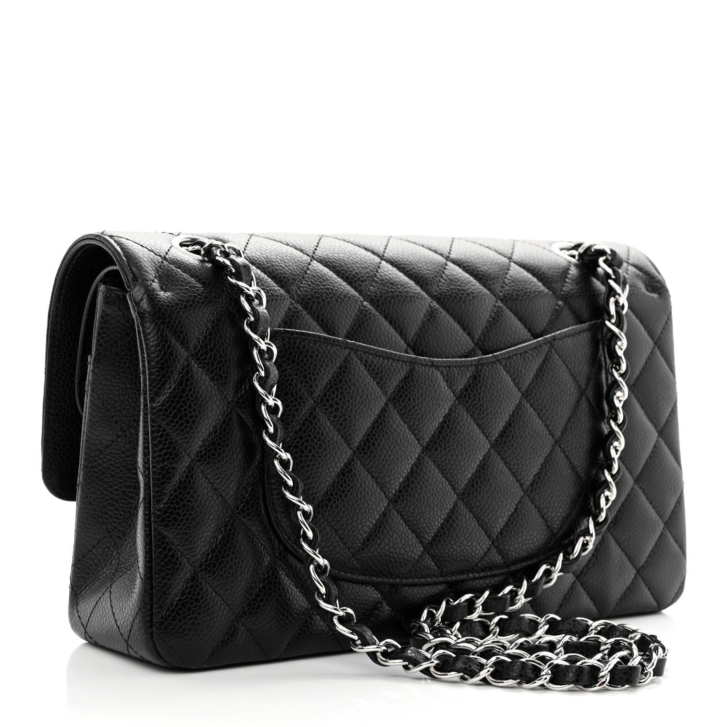 Chanel Caviar Quilted Medium Double Flap Black 3 of 11