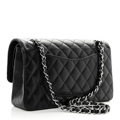 Chanel Caviar Quilted Medium Double Flap Black 3 of 11
