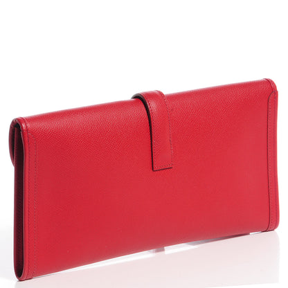 Hermes Epsom Jige Elan 29 Clutch Rouge Garance 3 of 8