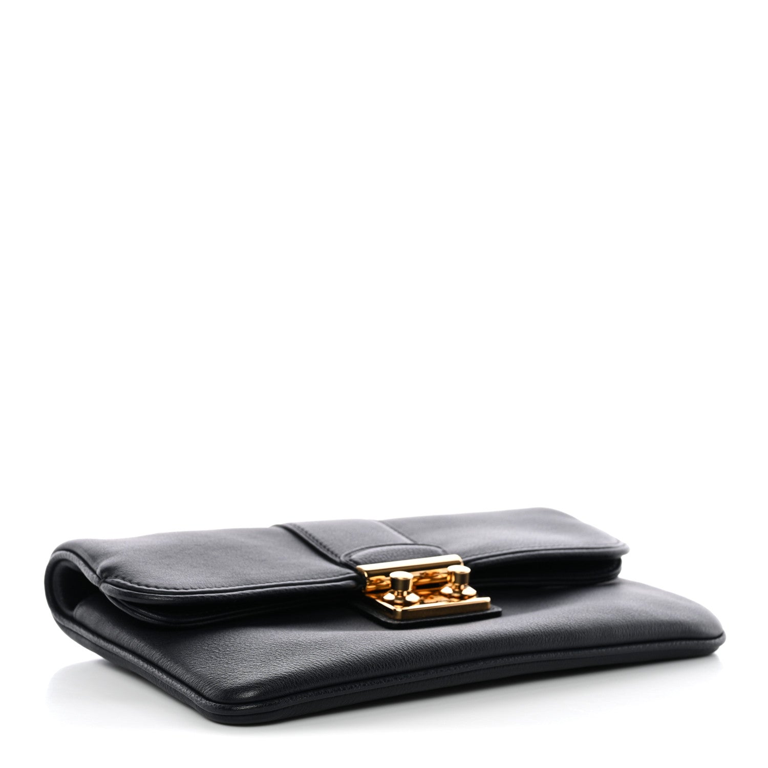 Louis Vuitton Calfskin Slim Clutch MM Sofia Coppola Cobalt 4 of 9