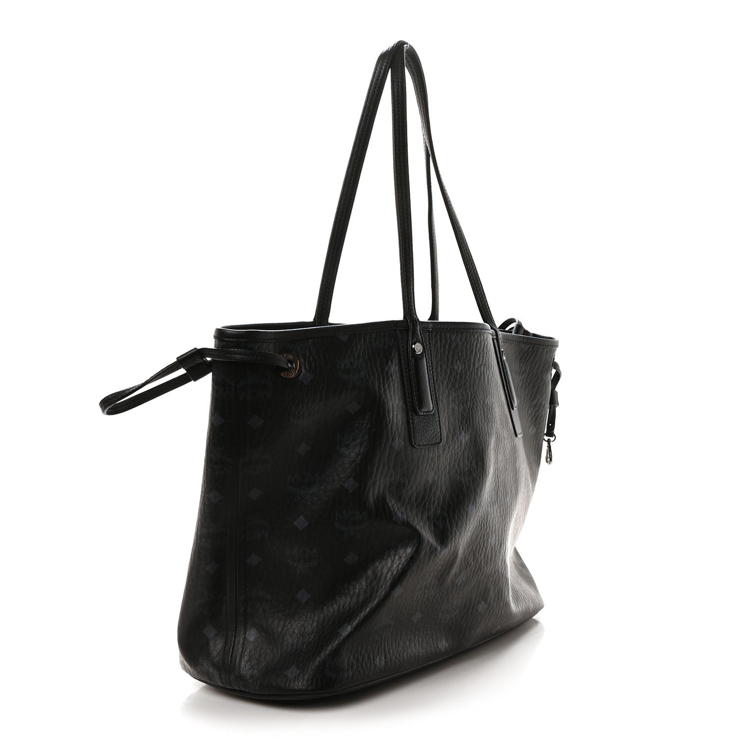 Visetos Medium Liz Reversible Shopper Tote Black
