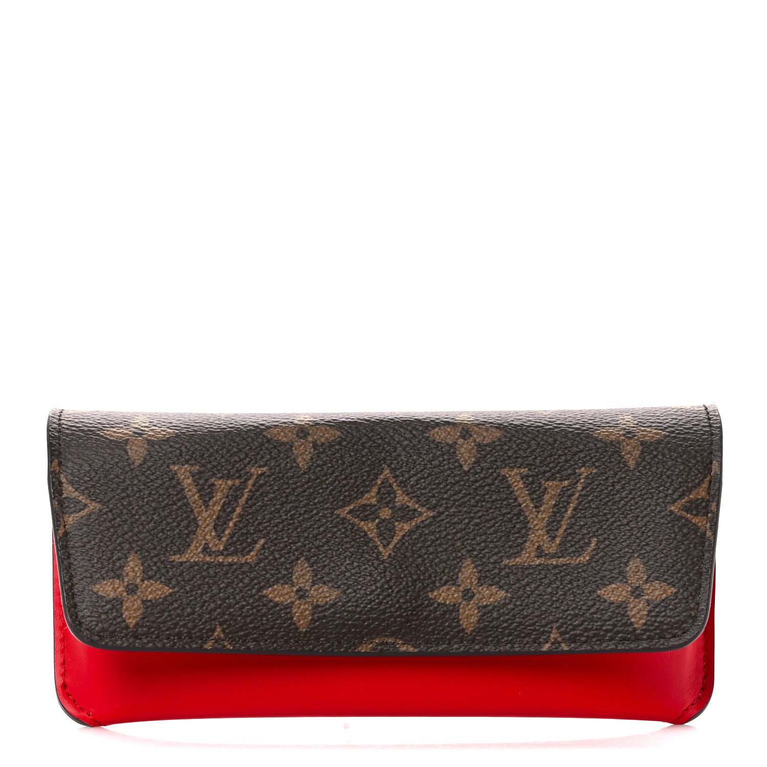 Louis Vuitton Monogram Woody Glasses Case Rouge 1 of 13