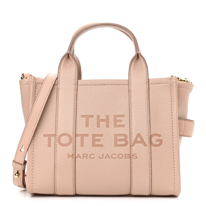 Marc Jacobs Grained Calfskin Small The Tote Bag Rose Dust 1 of 12