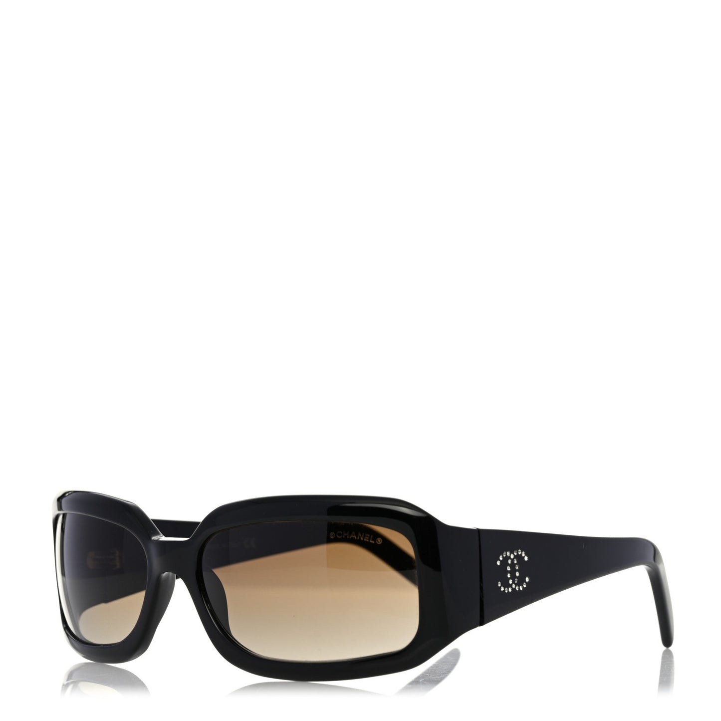 Acetate Crystal CC Sunglasses 5064 Black