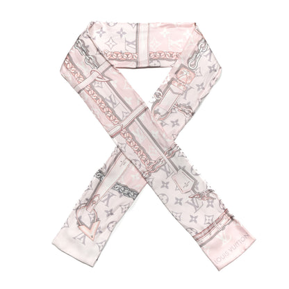 Louis Vuitton Silk Monogram Confidential Bandeau Light Pink 1 of 3