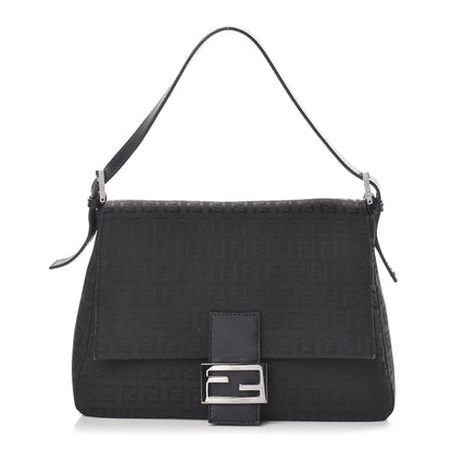 Fendi Zucchino Mama Baguette Black 1 of 15