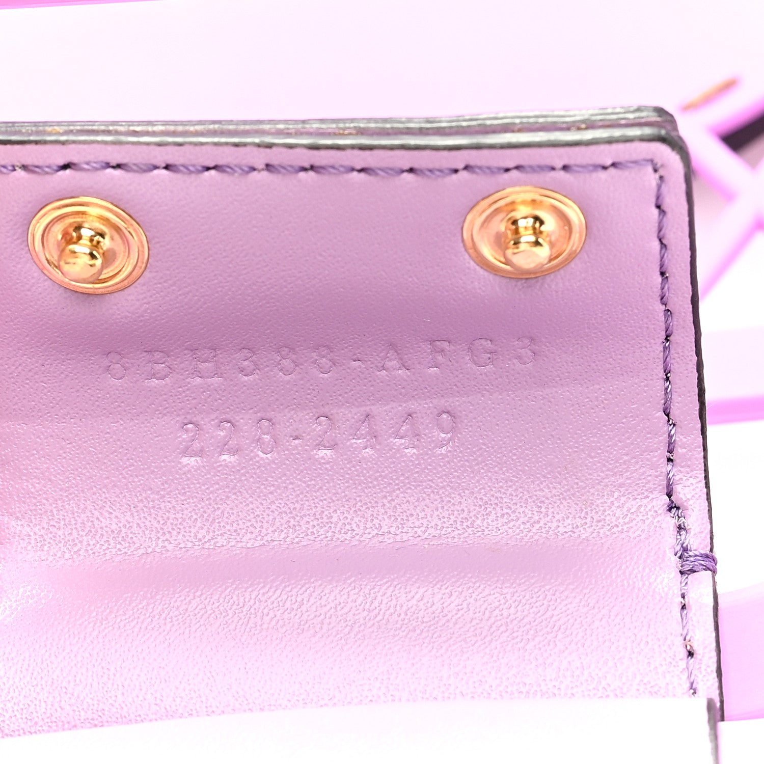 Fendi Recycled Plastic Vitello Liberty Matte Small Fendi Basket Violetta 7 of 9