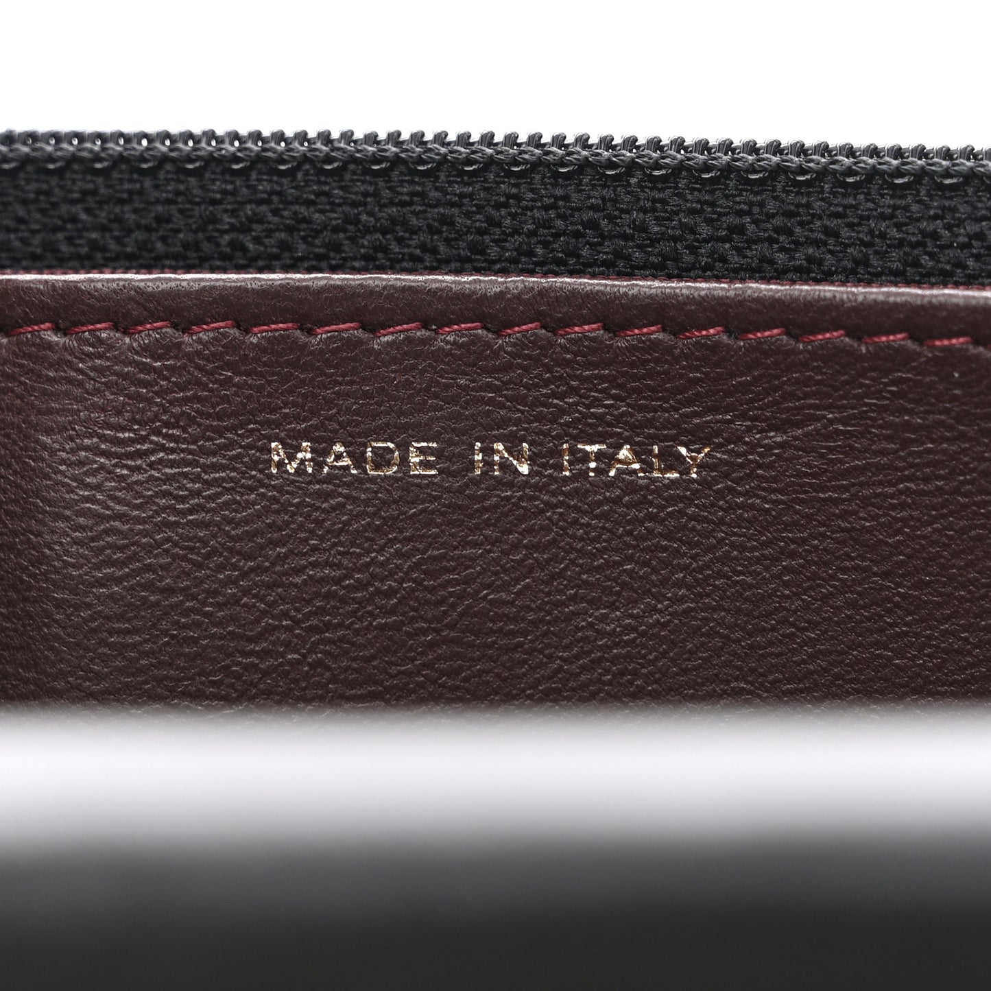 Lambskin Quilted Wallet On Chain WOC Black