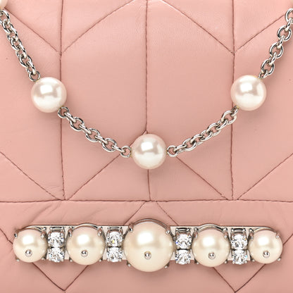 Miu Miu Nappa Patch Pearl Shoulder Bag Orchidea 10 of 12