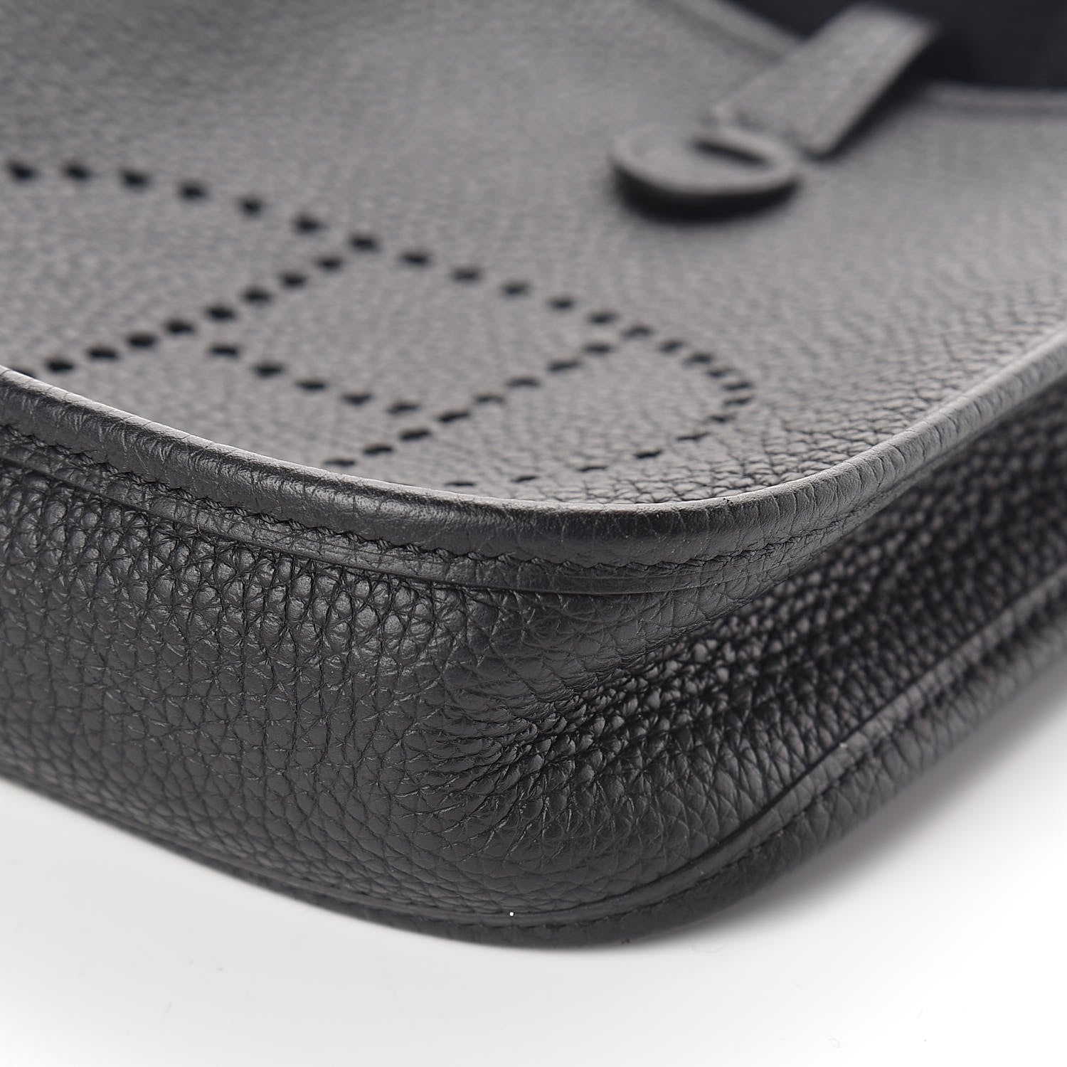 Hermes Taurillon Clemence Evelyne TPM Black 10 of 10
