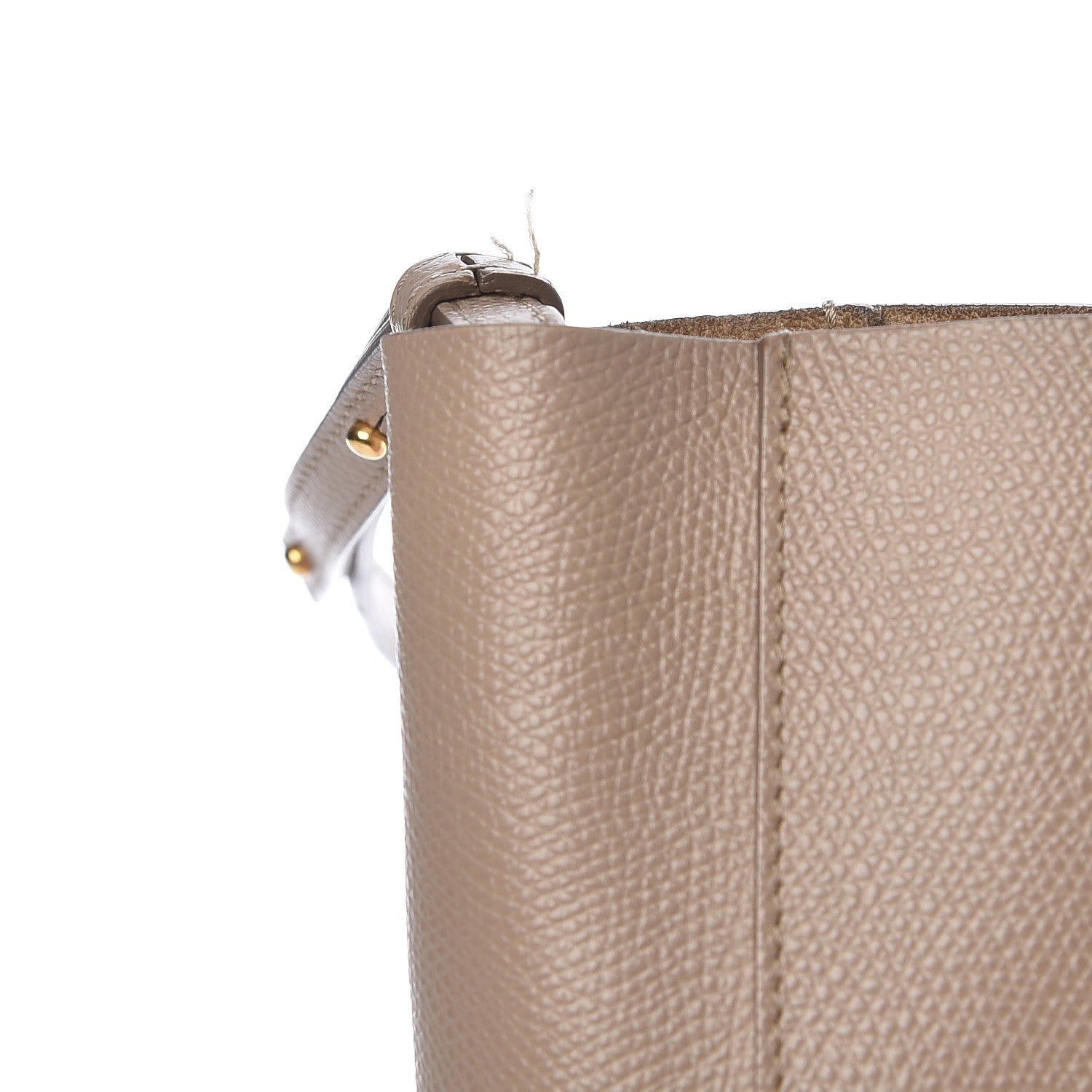 Celine Grained Calfskin Small Vertical Bi-Cabas Beige Red 17 of 17