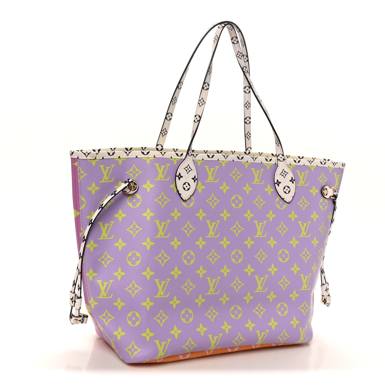 Louis Vuitton Monogram Giant Neverfull MM Pink Lilac 3 of 9
