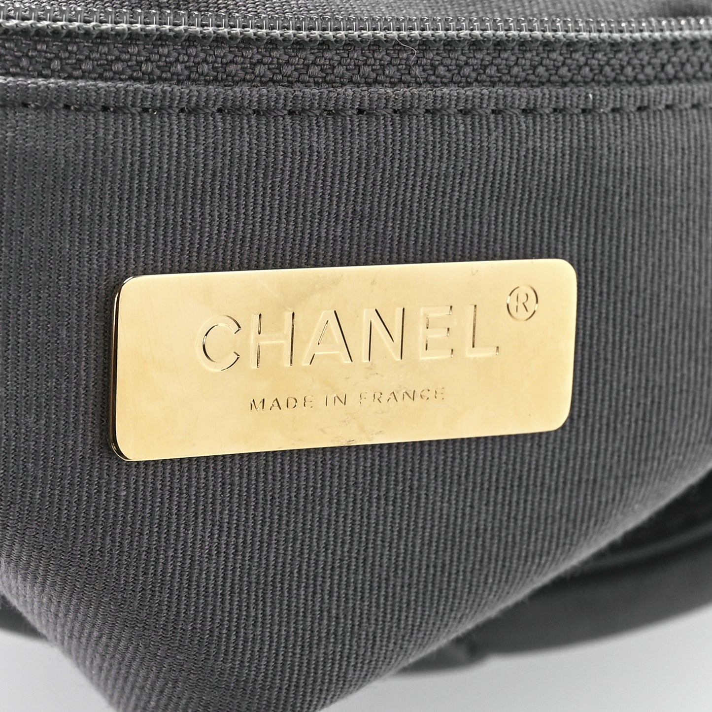 Lambskin Quilted Medium Chanel 19 Flap Dark Grey