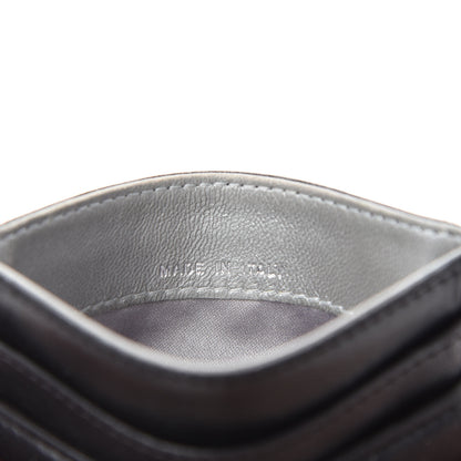 Chanel Lambskin Camellia Embossed Card Holder Black 9 of 10