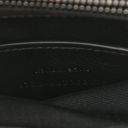 Saint Laurent Sheepskin Matelasse Chevron Monogram Medium College Bag Asphalt 7 of 10