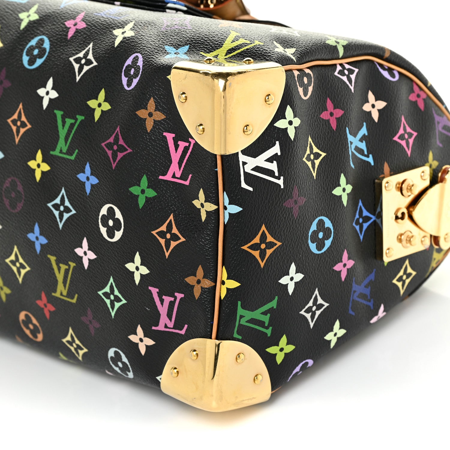 Louis Vuitton Monogram Multicolor Speedy 30 Black 9 of 20