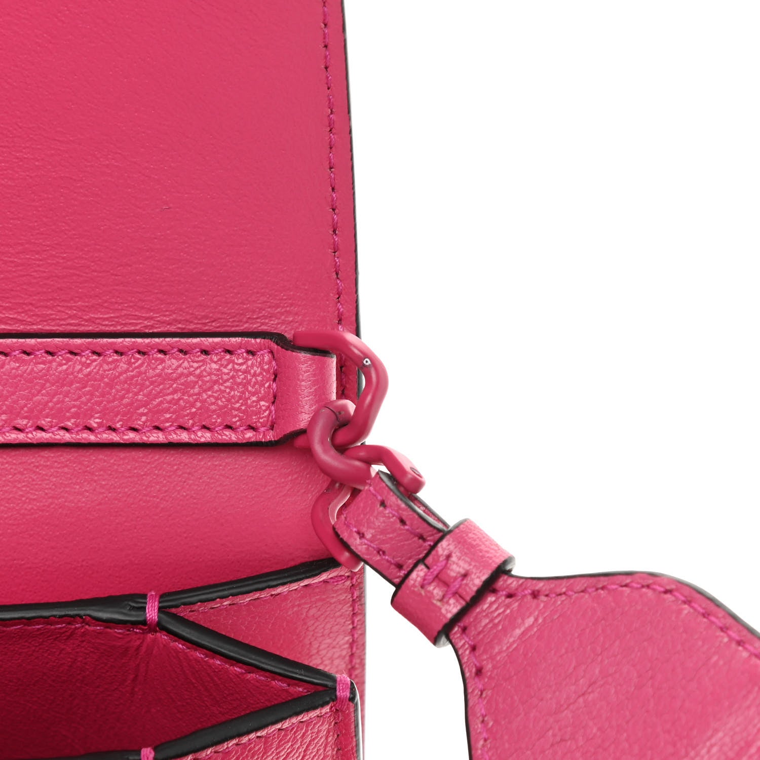 Salvatore Ferragamo Goatskin Gancini Crossbody Bag Fuxia 13 of 14