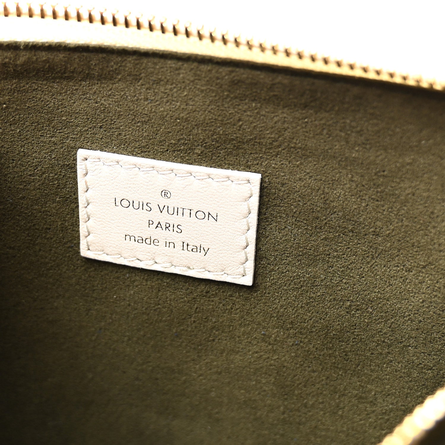 Louis Vuitton Lambskin Embossed Monogram Coussin PM Beige Cream 6 of 9
