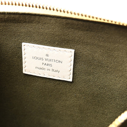 Louis Vuitton Lambskin Embossed Monogram Coussin PM Beige Cream 6 of 9